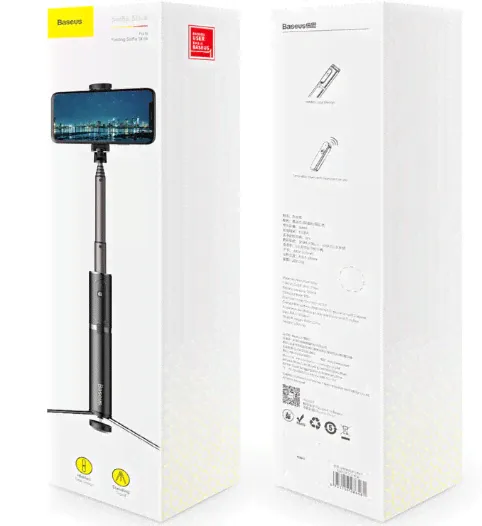 Монопод-штатив Baseus Fully Folding Selfie Stick с пультом Bluetooth (SUDYZP-D1V, SUDYZP-D19, SUDYZP-D1S)-0