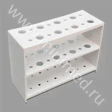 Штатив д/пипеток вертикальный на 16 пипеток,20*7,5*15,п/п,Aptaca